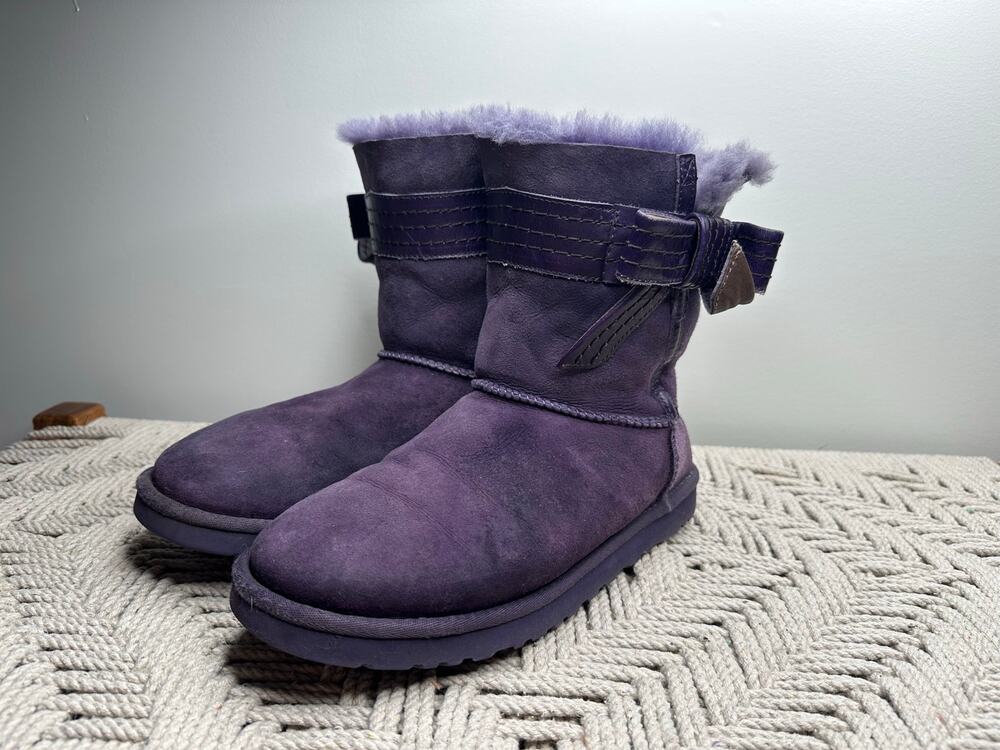 Purple Bow Uggs